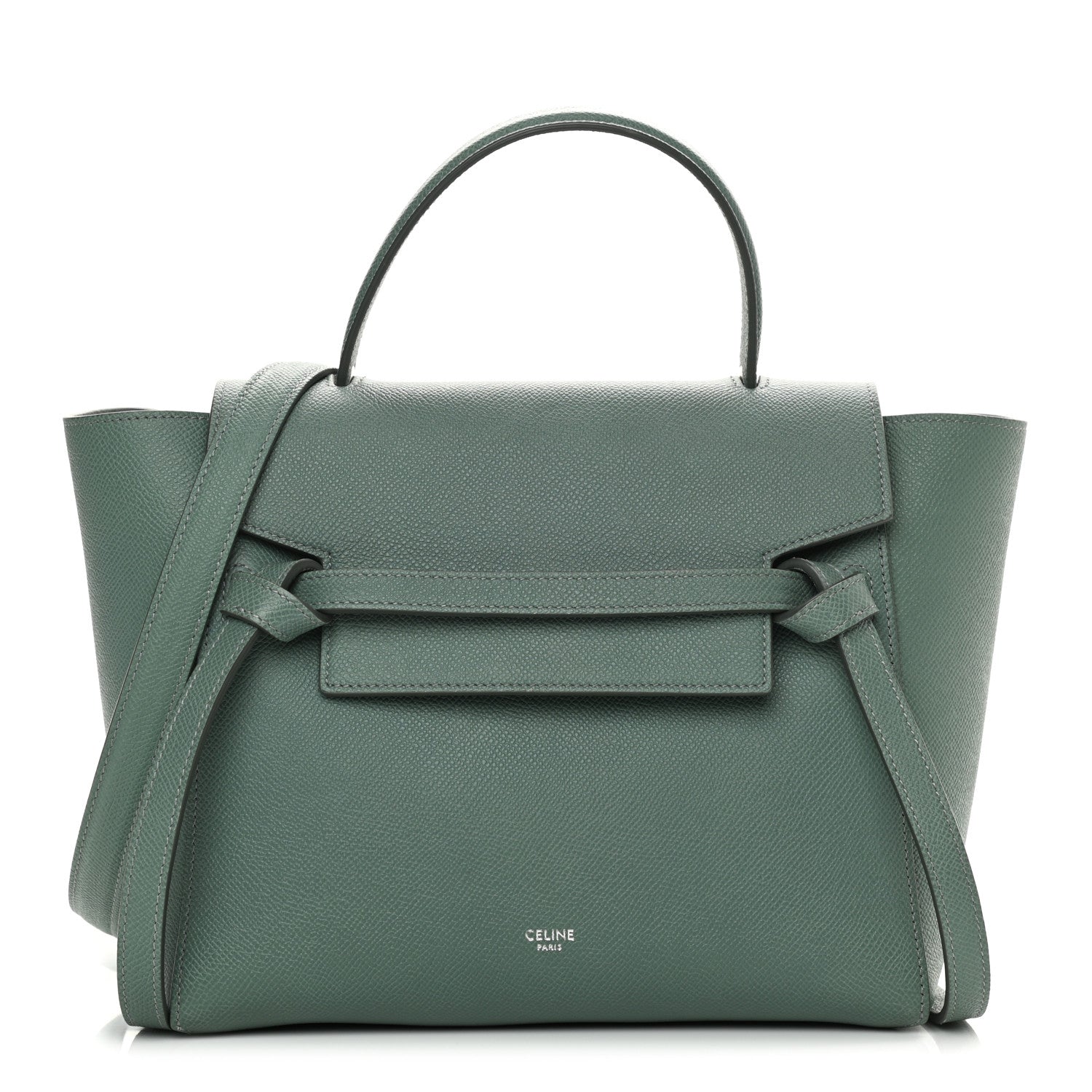 Celine Grained Calfskin Micro Belt Bag Celadon 1 of 11