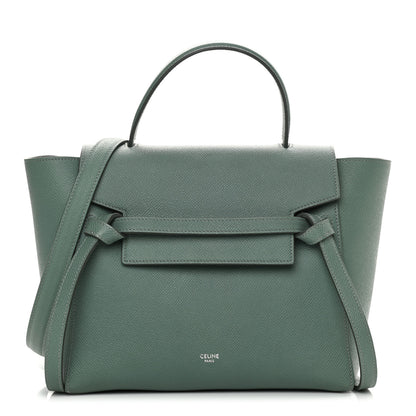 Celine Grained Calfskin Micro Belt Bag Celadon 1 of 11