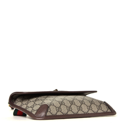 Gucci GG Supreme Monogram Neo Vintage Web Belt Bag Brown 6 of 8