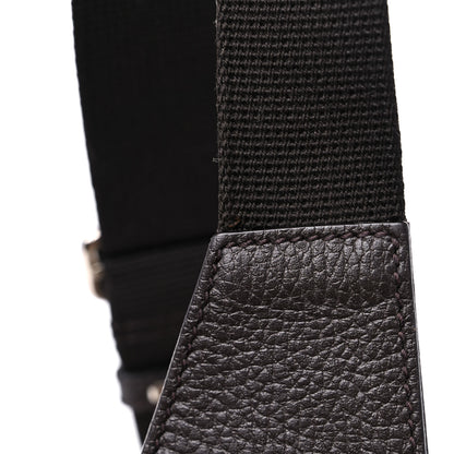 Gucci Monogram Dollar Calfskin Belt Bag Beige Ebony Testa di Moro Marrone Scuro 16 of 17