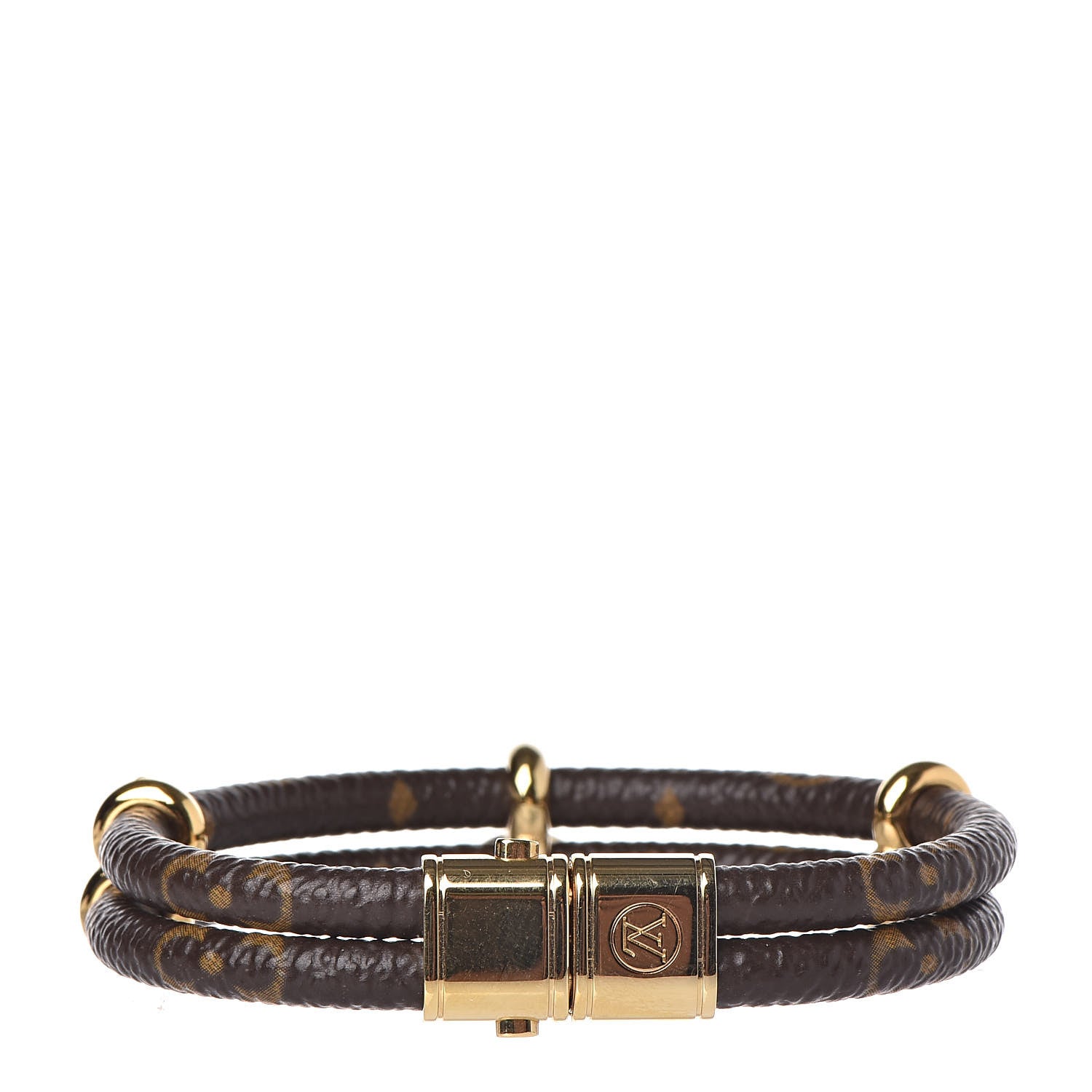 Louis Vuitton Monogram Keep It Twice Bracelet 17 3 of 5