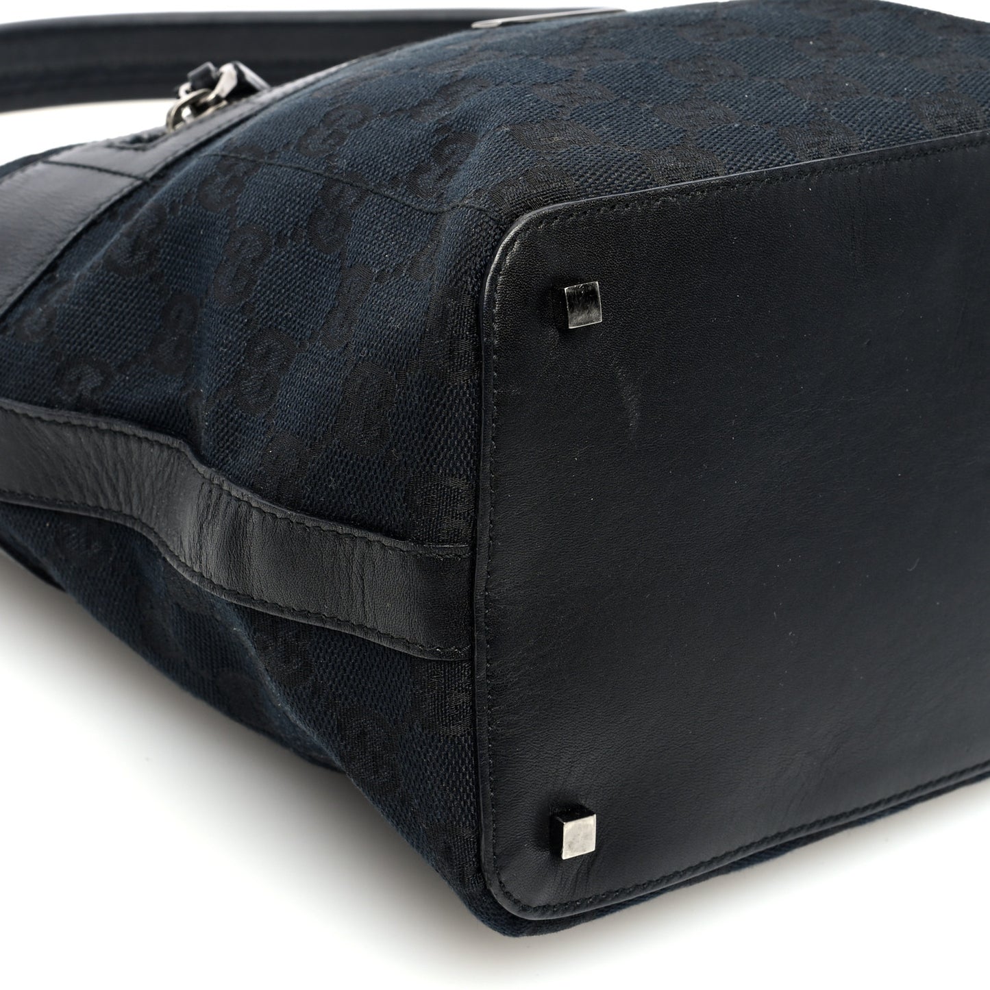 Monogram Hobo Black