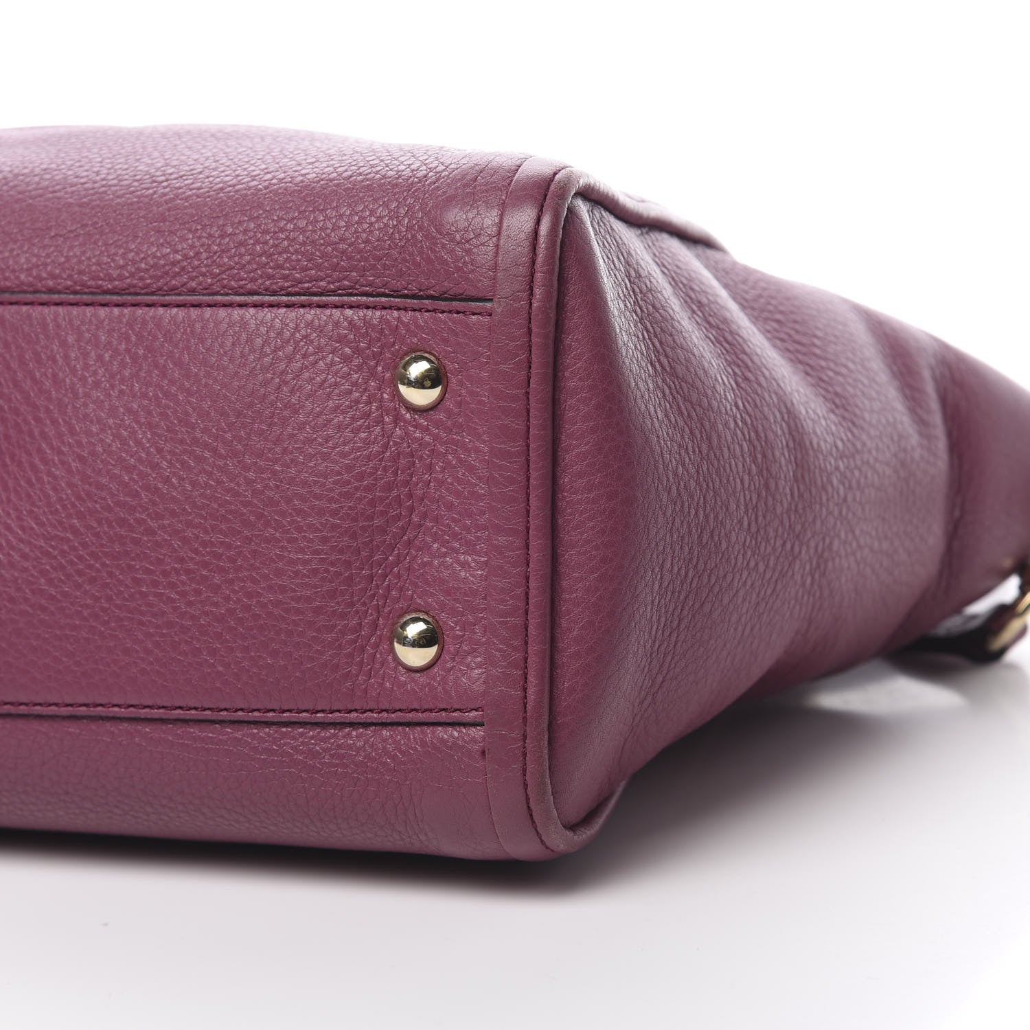 Gucci Pebbled Calfskin Small Soho Top Handle Bag Peonia Flower 11 of 20