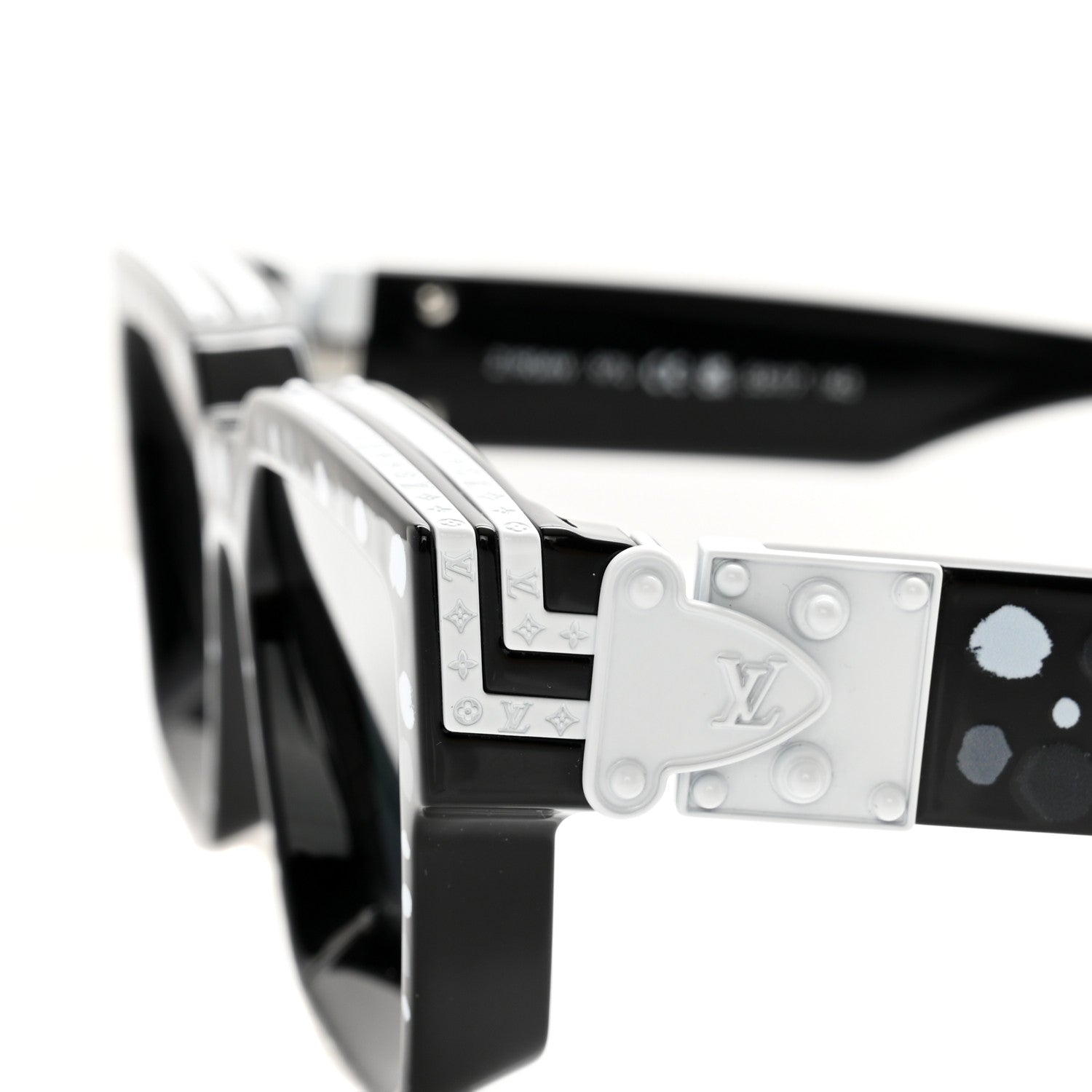 Louis Vuitton LV X YK Painted Dots 1.1 Millionaires Sunglasses Z1904W Black 9 of 10