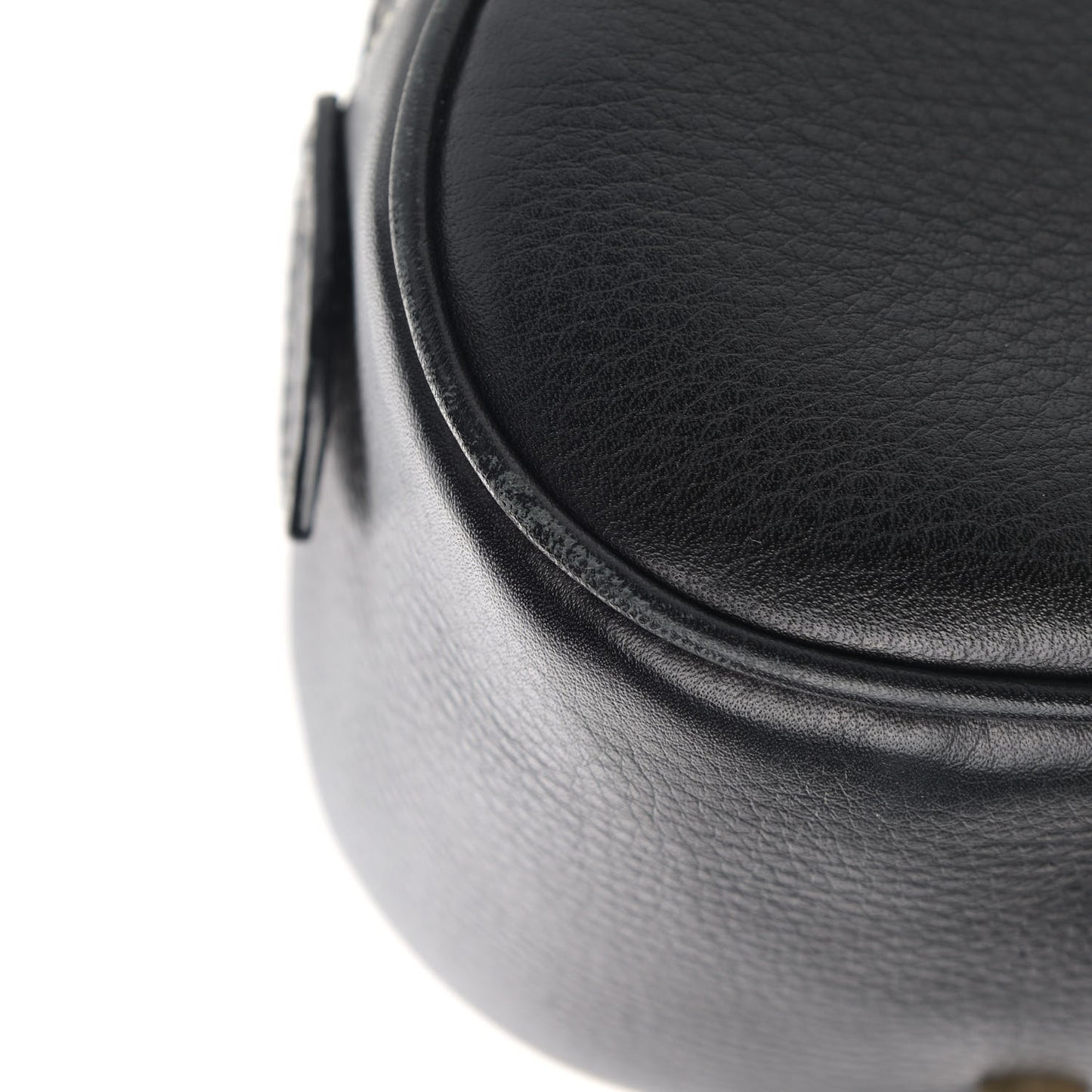 Calfskin Saddle Bowler Black