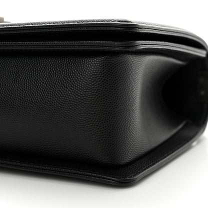 Chanel Caviar Quilted Medium Boy Flap Black 10 of 12