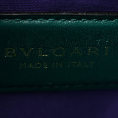 Bulgari Calfskin Serpenti Forever Shoulder Bag Emerald Green 6 of 12