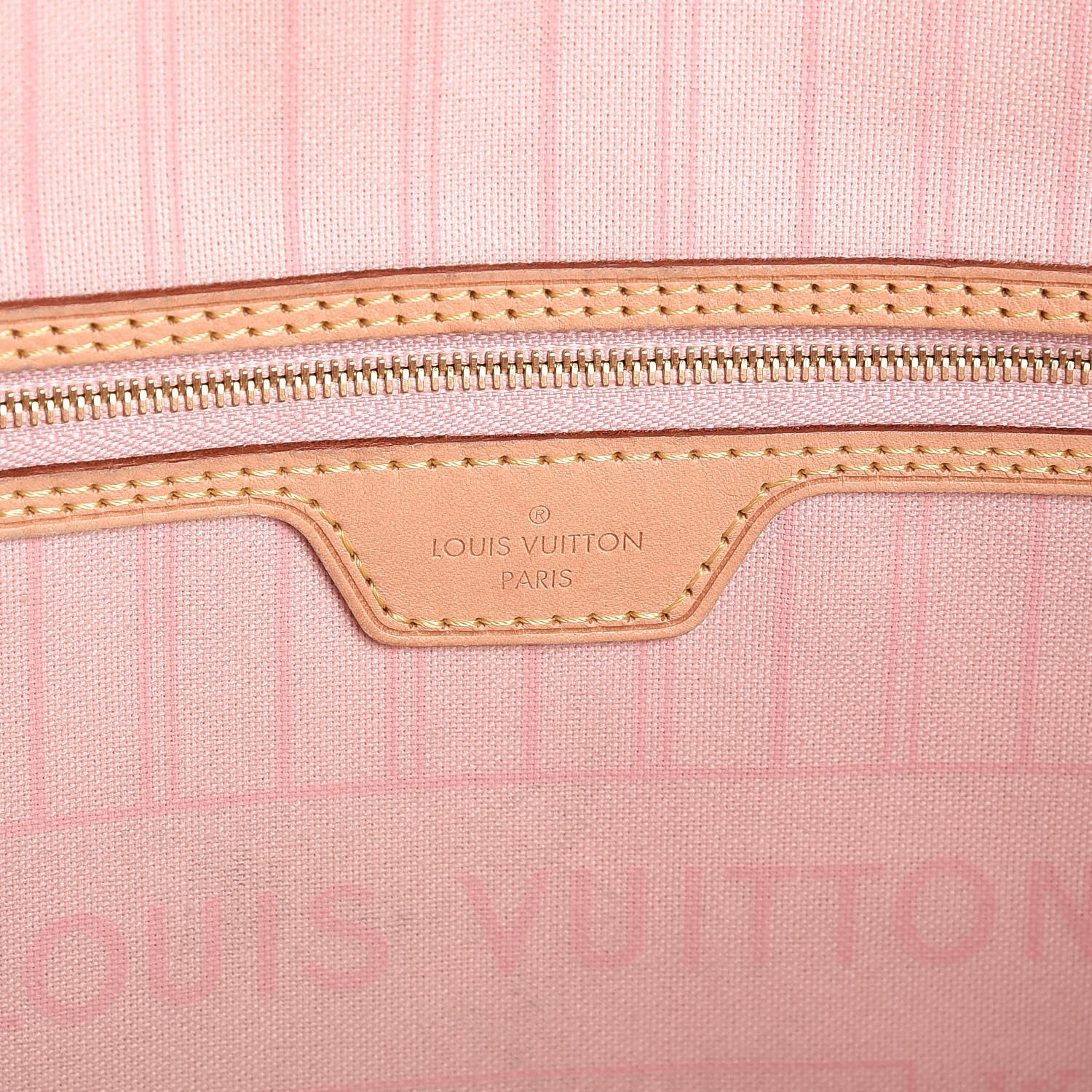 Louis Vuitton Damier Azur Neo Neverfull MM Rose Ballerine 7 of 9