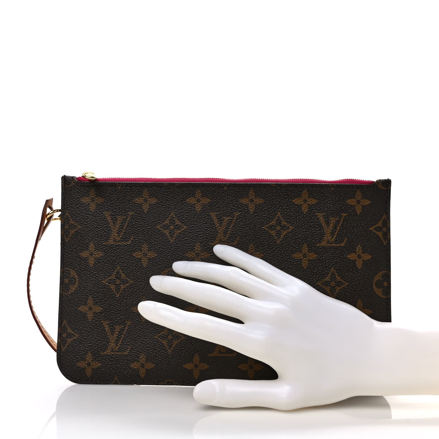 Louis Vuitton Monogram Neverfull MM GM Pochette Pivoine 2 of 7