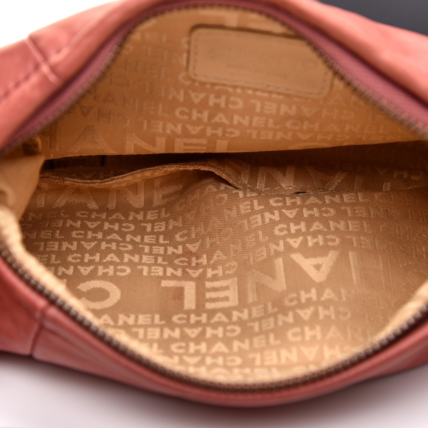 Lambskin Small Chain Hobo Pink