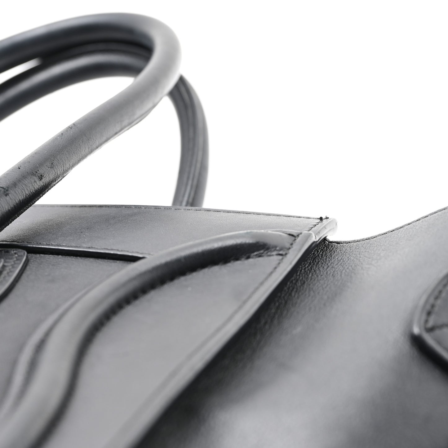 Smooth Calfskin Micro Luggage Black