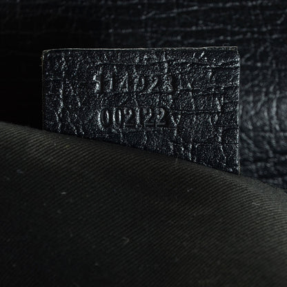 Gucci Monogram Horsebit Clutch Black 8 of 8