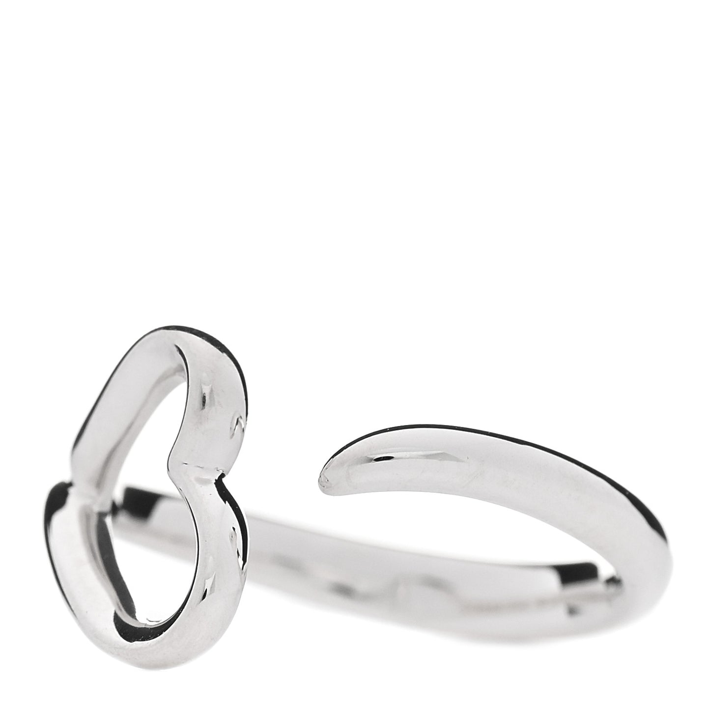 Sterling Silver Elsa Peretti Open Heart Ring 53 6.5