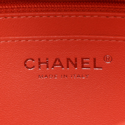 Chanel Lambskin Quilted Mini Rectangular Flap Light Orange 6 of 11