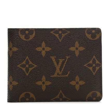 Louis Vuitton Monogram Mens Porte-Billets 3 Card Billfold Wallet 1 of 10