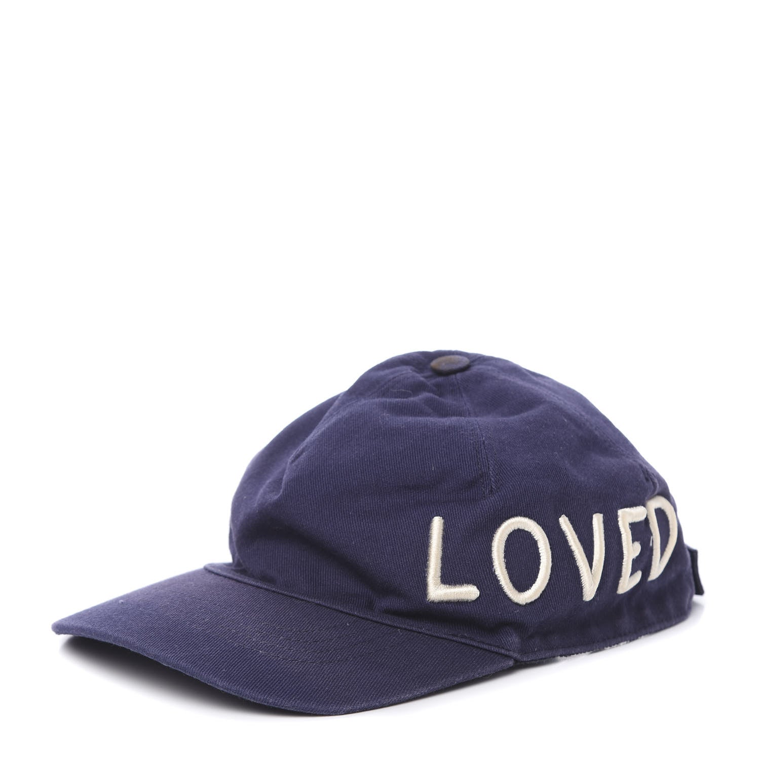 Gucci Cotton Loved Baseball Hat S Navy 1 of 9