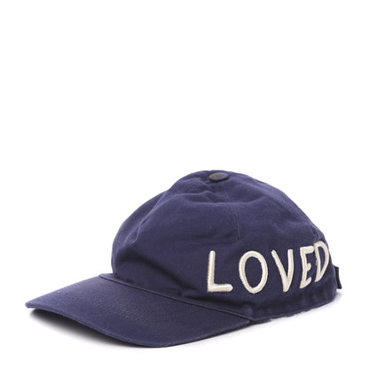 Gucci Cotton Loved Baseball Hat S Navy 1 of 9