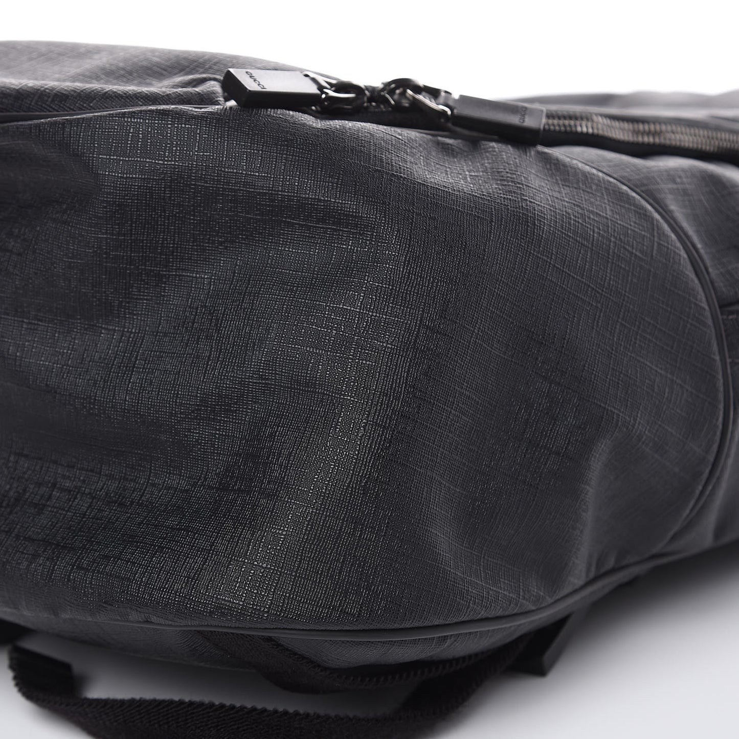 Coated Canvas Interlocking G Travel Backpack Black