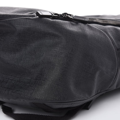 Gucci Coated Canvas Interlocking G Travel Backpack Black 9 of 12