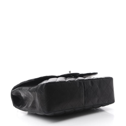 Chanel Lambskin Quilted Jumbo Single Flap Black 4 of 11
