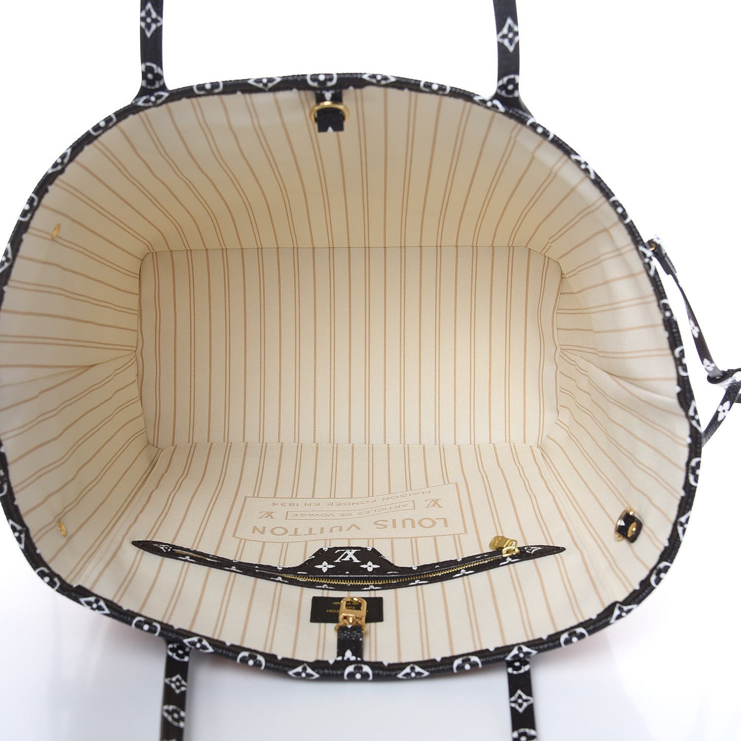 Monogram Giant Jungle Neverfull MM Ivory