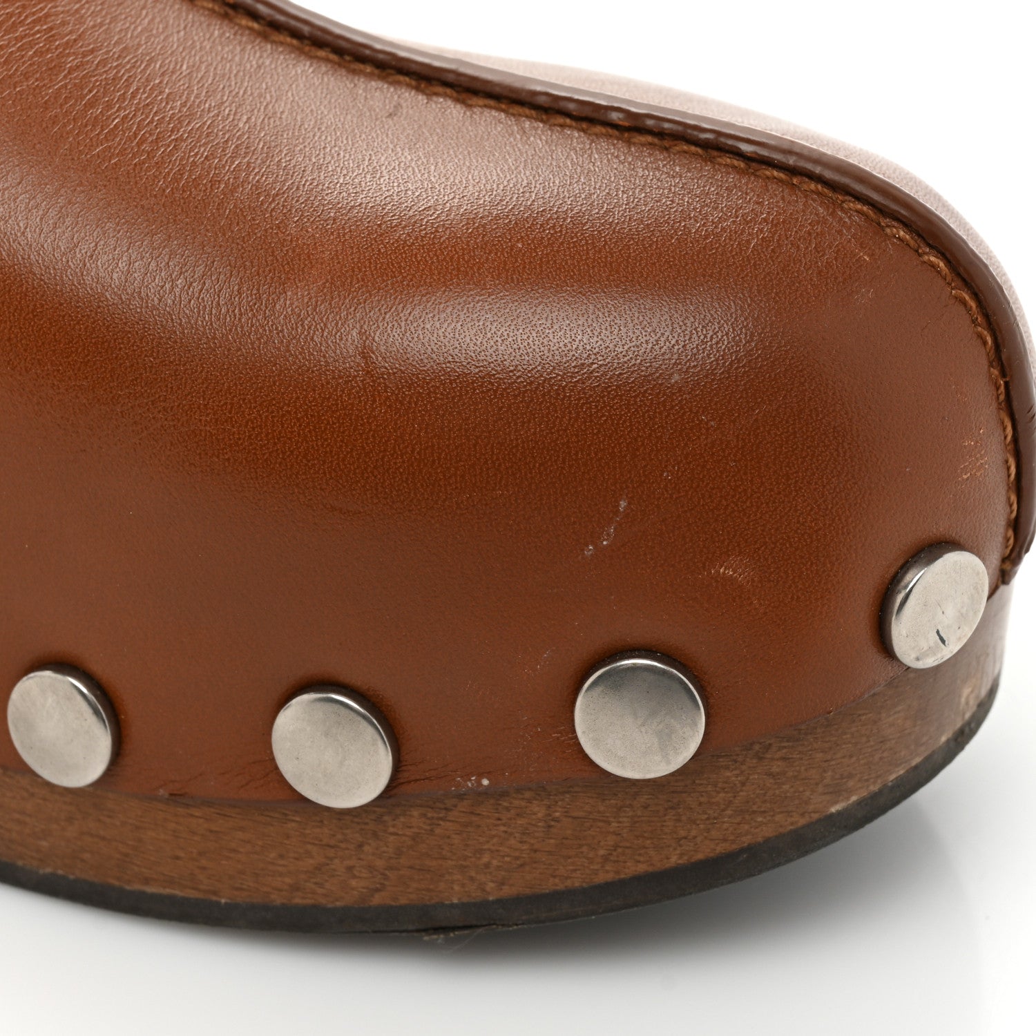 Christian Dior Calfskin Diorquake 20mm Slingback Clogs 38.5 Camel 15 of 18