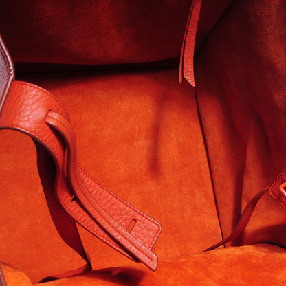 Celine Supple Calfskin Medium Phantom Luggage Orange 10 of 12