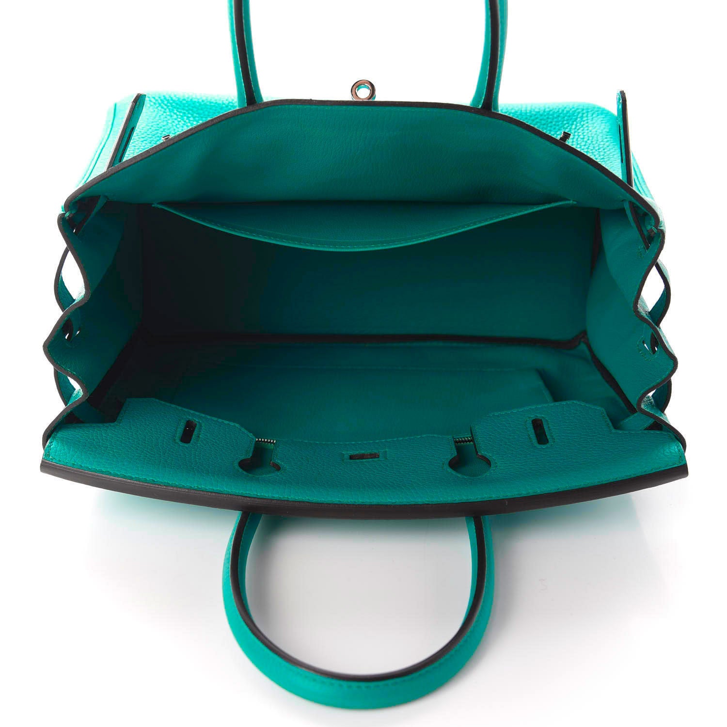Hermes Taurillon Clemence Birkin 30 Bleu Paon 5 of 18
