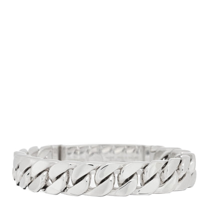 Hermes Sterling Silver GM Kelly Gourmette Bracelet ST 2 of 4