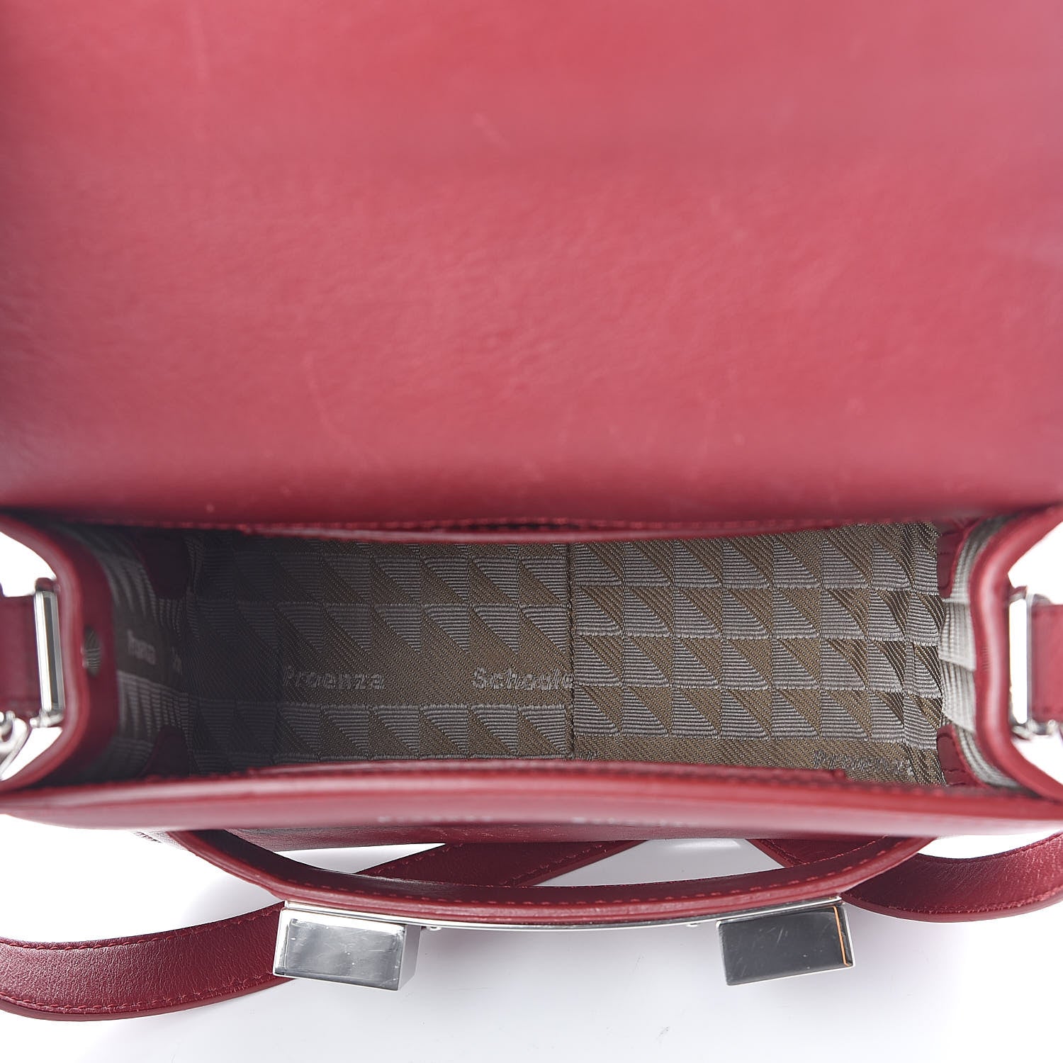 Proenza Schouler Calfskin PS11 Tiny Shoulder Bag Crimson 5 of 12