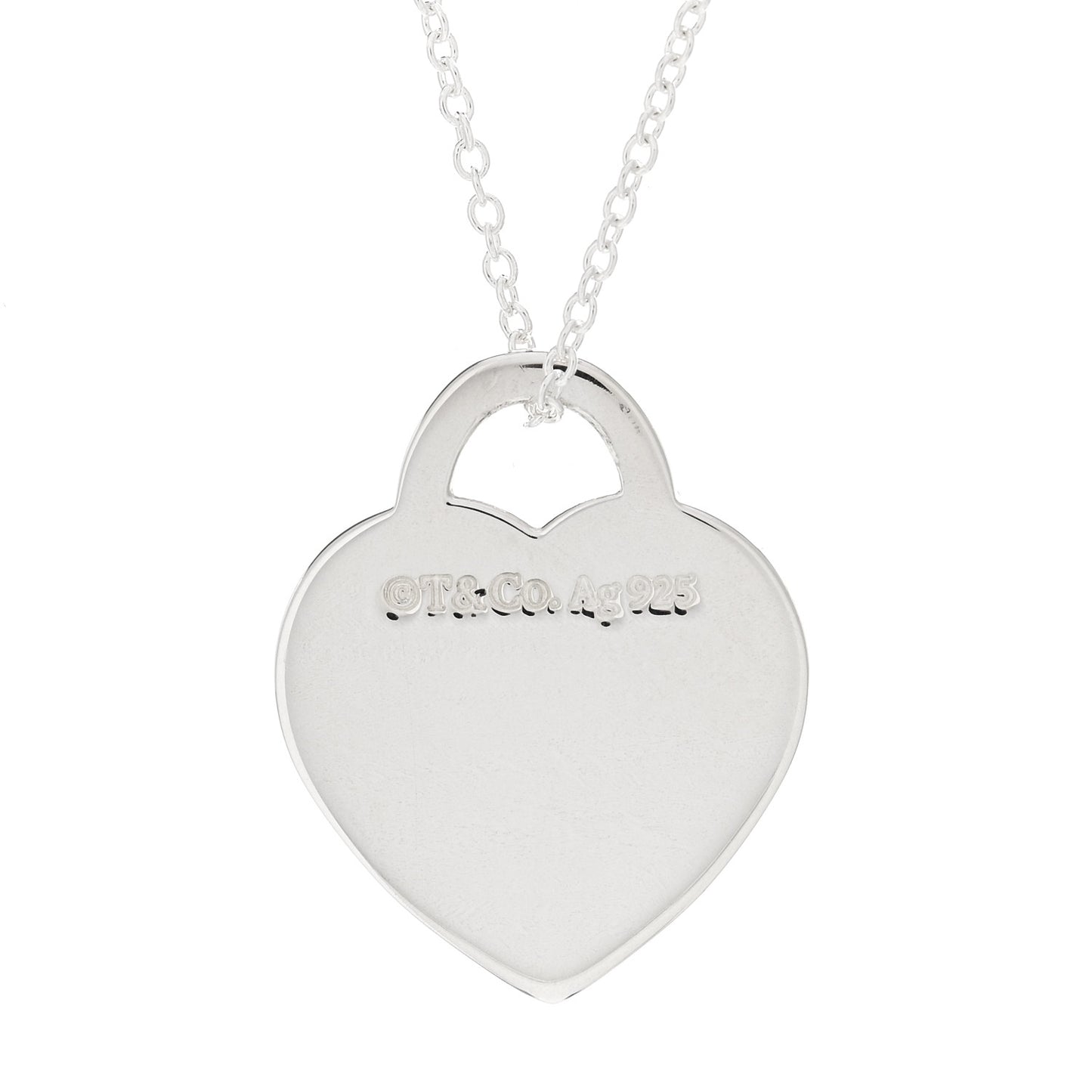 Sterling Silver Small Return to Tiffany Heart Pendant Necklace
