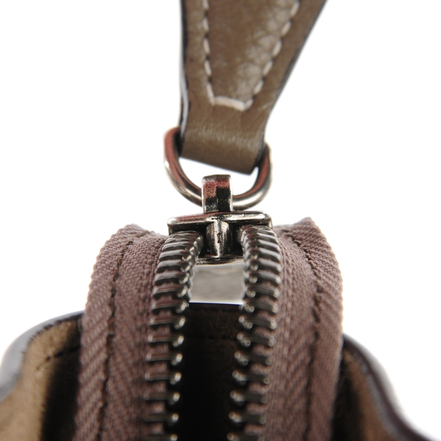 Drummed Calfskin Nano Luggage Souris