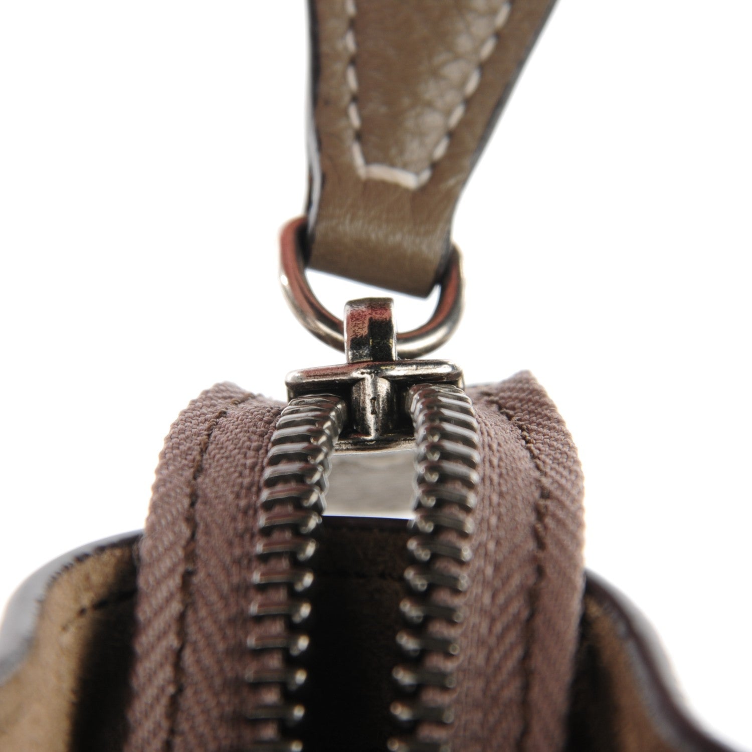 Celine Drummed Calfskin Nano Luggage Souris 5 of 8