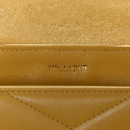 Saint Laurent Calfskin Y Quilted Monogram Toy Loulou Crossbody Bag Sunflower 6 of 11