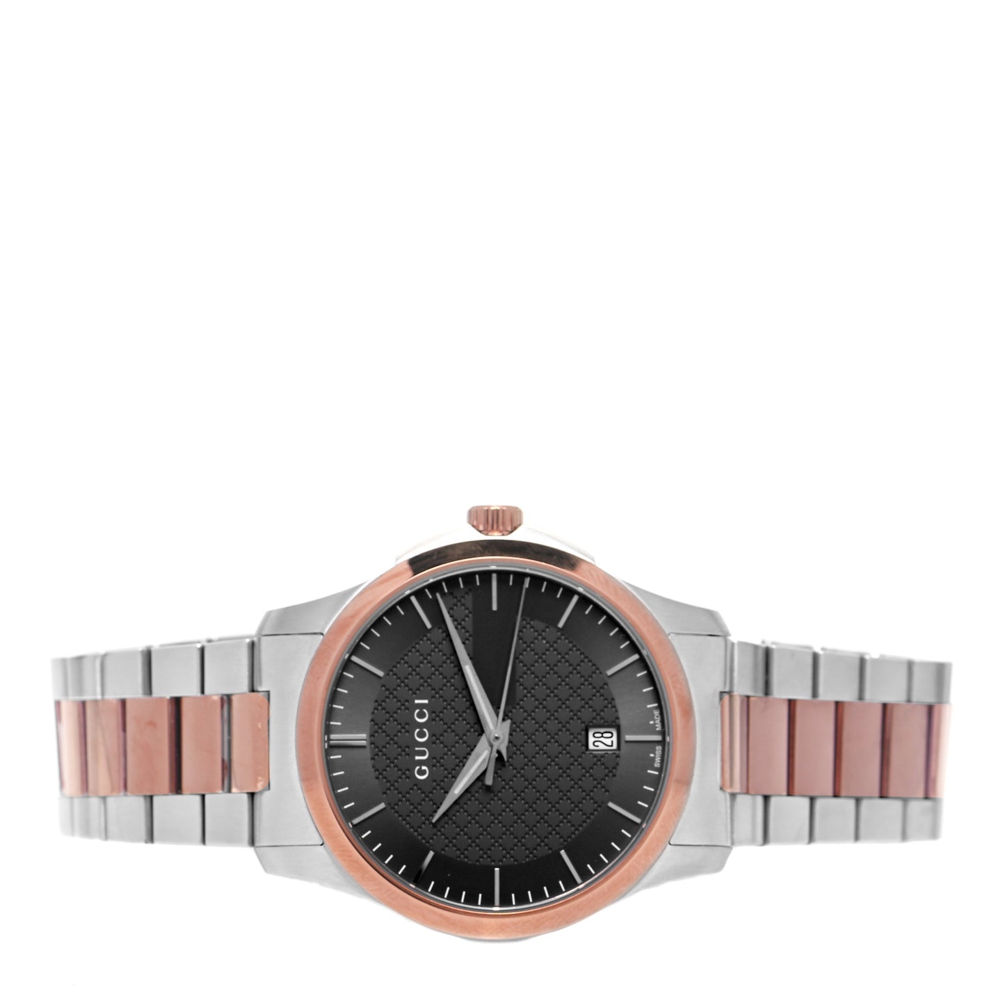 Stainless Steel 38mm G-Timeless Two Tone Quartz Watch Black