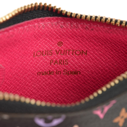 Louis Vuitton Monogram Multicolor Key Pouch Black Grenade 6 of 7