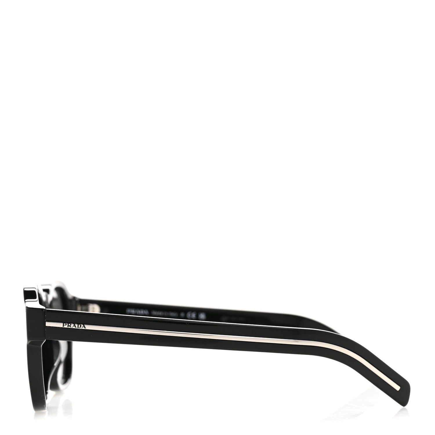 Prada Acetate Sunglasses SPR A16-F Black 3 of 8