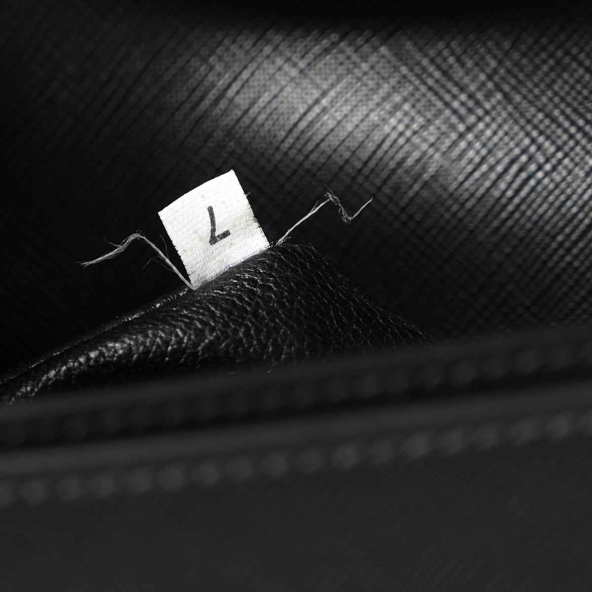 Saffiano Portfolio Case Black