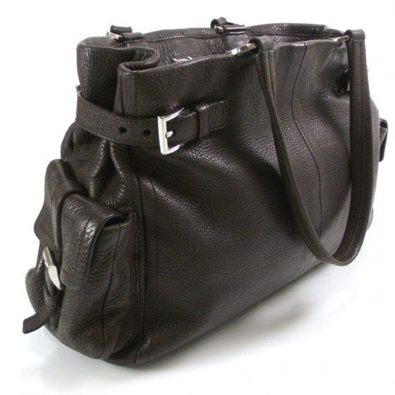 Vitello Daino Tote Brown