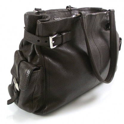 Prada Vitello Daino Tote Brown 3 of 11