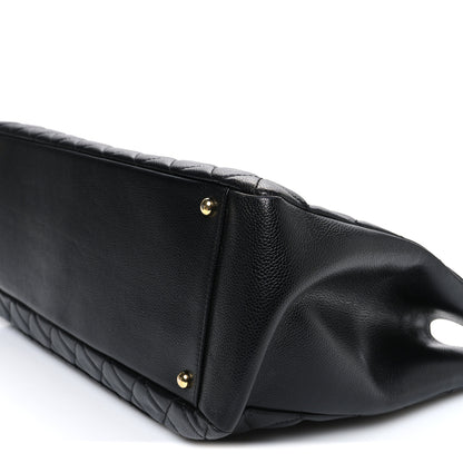 Chanel Caviar Quilted XL Grand Shopping Tote GST Black 10 of 10