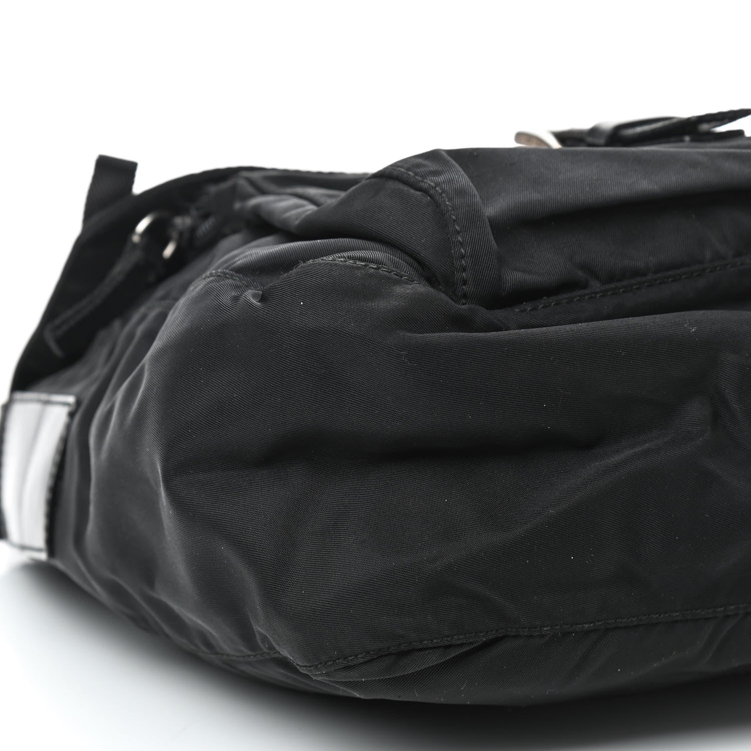 Prada Nylon Vela Small Hunting Bag Black 5 of 9