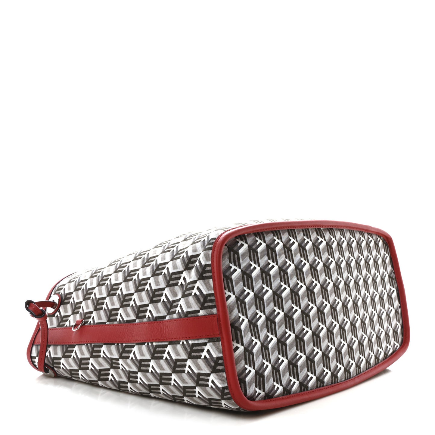 Visetos Medium Liz Reversible Shopper Tote Candy Red