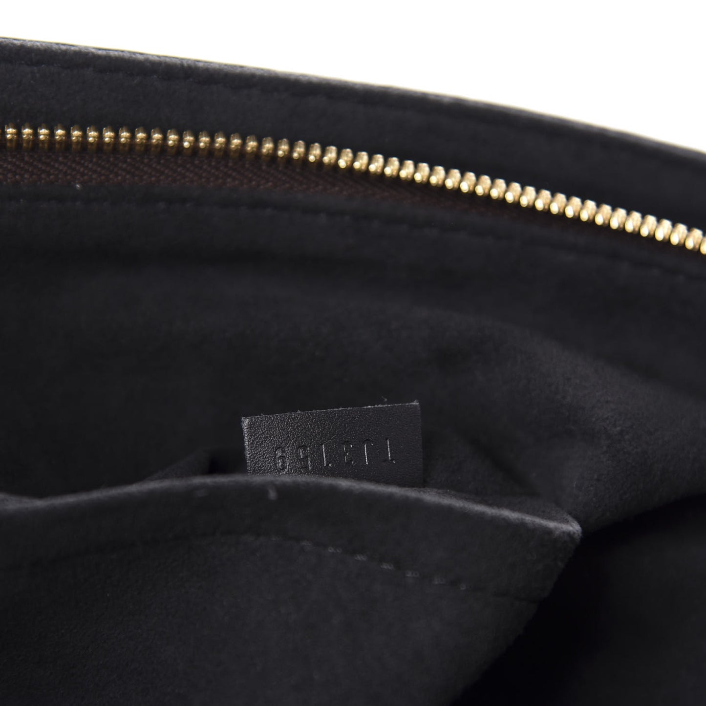 Monogram Flower Zipped Tote MM Black