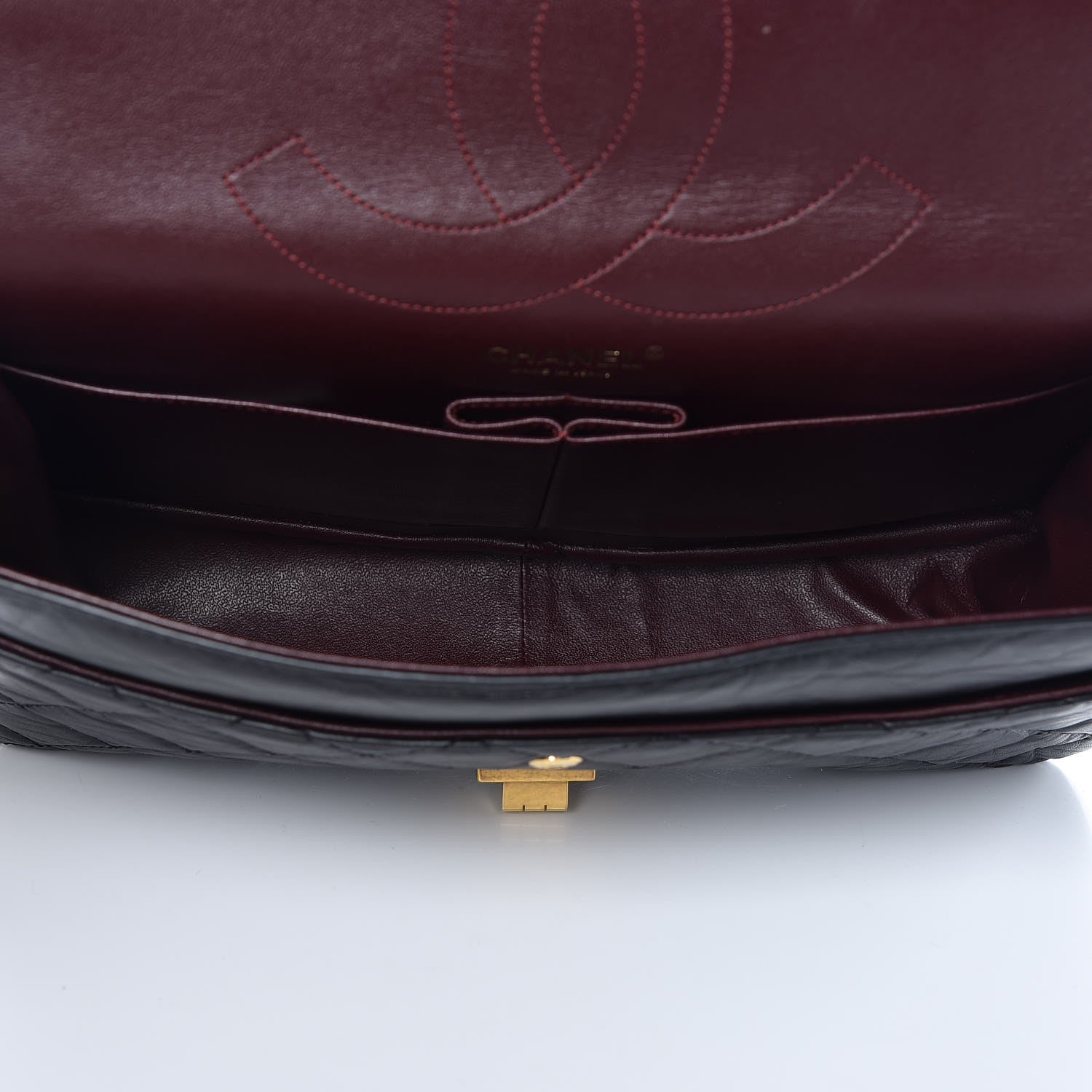 Chanel Aged Calfskin Quilted 2.55 Reissue 227 Flap Black 6 of 9
