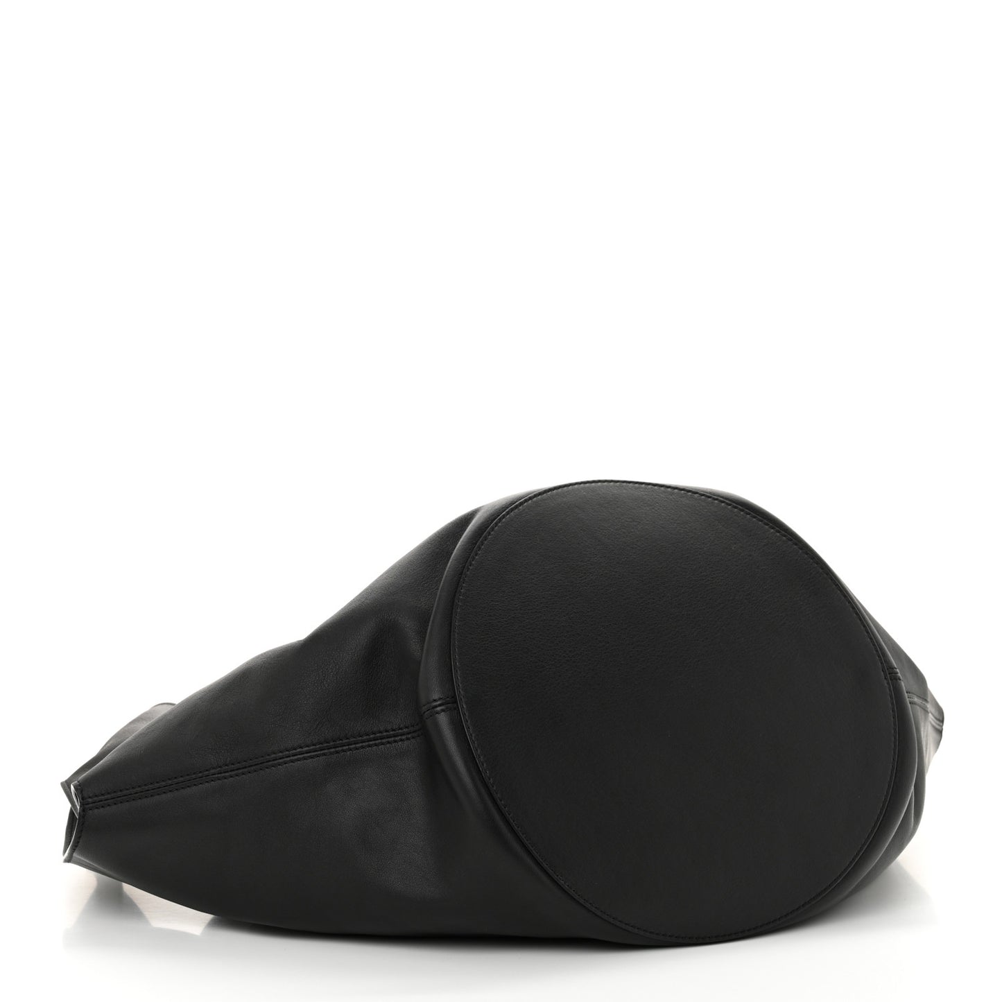 Calfskin Medium Lotus Tote Black