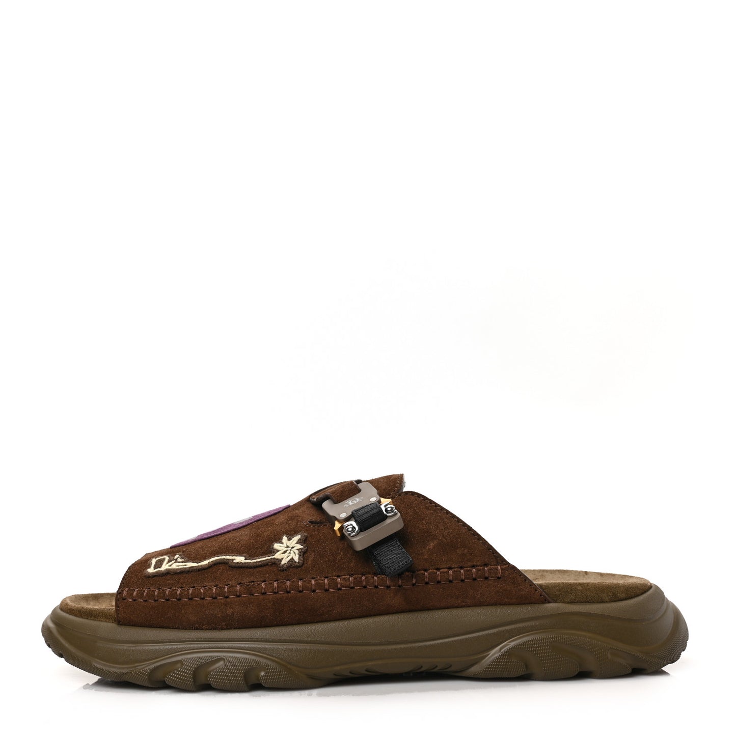 X CACTUS JACK Suede Calfskin Mens Sandals 44 Brown