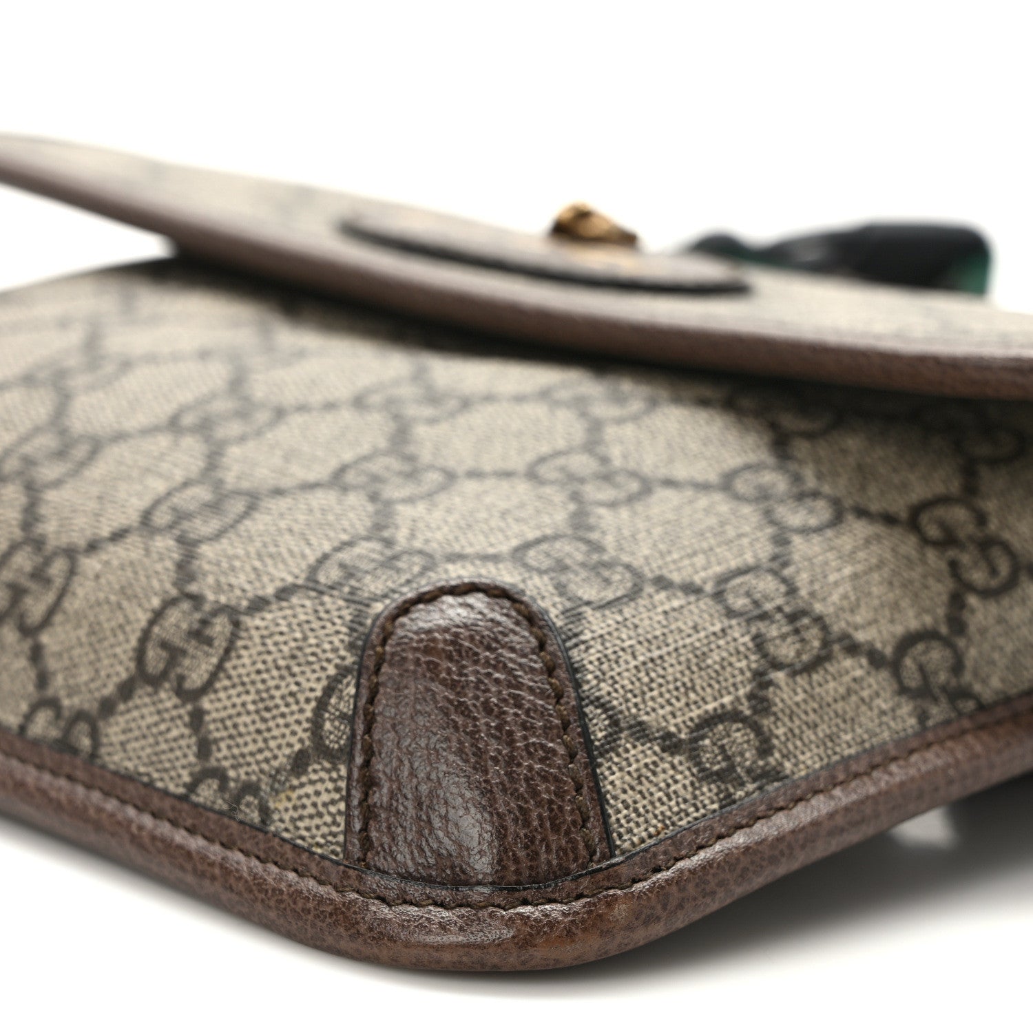 Gucci GG Supreme Monogram Neo Vintage Web Belt Bag Brown 10 of 10