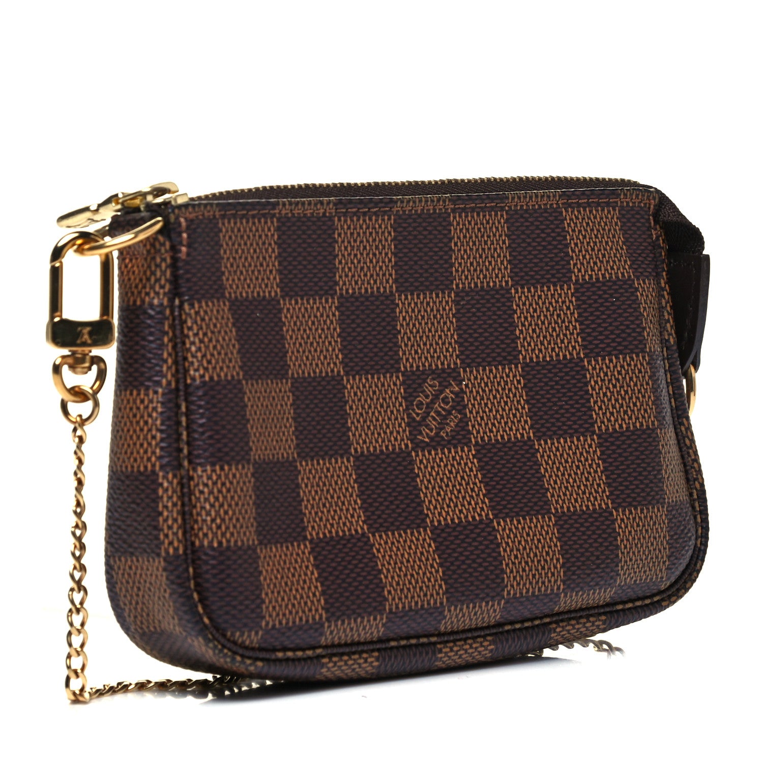 Louis Vuitton Damier Ebene Mini Pochette Accessories 4 of 9