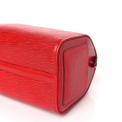Louis Vuitton Epi Speedy 25 Castillan Red 9 of 11